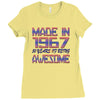 made in 1967 50 years of being awesome Ladies Fitted T-Shirt