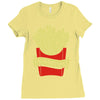 fries with that Ladies Fitted T-Shirt