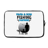 Papa And Son Fishing Partners For Life Laptop cover