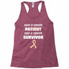 Once a Cancer Patient Now a Cancer Survivor Racerback Tank