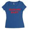 badass baby Women's Triblend Scoop T-shirt