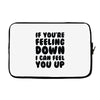 new rude birthday present Laptop sleeve