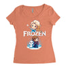 frozen Women's Triblend Scoop T-shirt