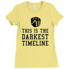 this is the darkest timeline Ladies Fitted T-Shirt