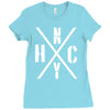 nyhc new york hardcore funny Ladies Fitted T-Shirt