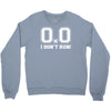 i don't run Crewneck Sweatshirt