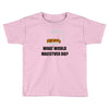 what would macgyver do tshirt funny 80s tv show tee dean richard ander Toddler T-shirt