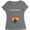 Worth The Wait Women's Triblend Scoop T-shirt