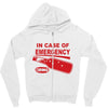 hot sauce emergency Zipper Hoodie