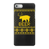 ugly sweater party beer bear funny iPhone 7 Case