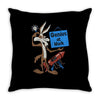 looney tunes genius at work Throw Pillow