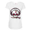 skully Maternity Scoop Neck T-shirt