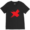 red x V-Neck Tee