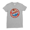 bacon beach Ladies Fitted T-Shirt