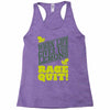 rage quit Racerback Tank