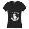 I Don't Eat Cock I'm Vegan Women's V-Neck T-Shirt