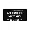 July Girls License Plate