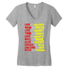 fight, dream, lead! Women's V-Neck T-Shirt