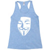 v per vendetta face film horror cinema&amp;tv Racerback Tank