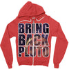 bring back pluto Zipper Hoodie