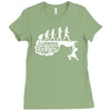 climbing evolution Ladies Fitted T-Shirt