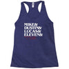 mike dustin lucas eleven will Racerback Tank