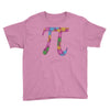 spring pi tshirts  flowery colorful pi day gifts Youth Tee