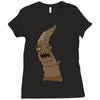 worm zombie Ladies Fitted T-Shirt