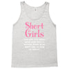 Short Girls God Only Lets Things Grow Up Tank Top