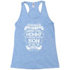 Super Cool Mommy Of A Freaking Awesome Son Racerback Tank