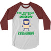 pixel art daddy 3/4 Sleeve Shirt
