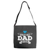 World's Best Dad Ever Adjustable Strap Totes