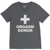 orgasm donor V-Neck Tee