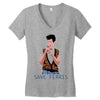 save ferrıs Women's V-Neck T-Shirt