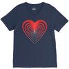 love red V-Neck Tee