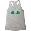 shamrock boobs Racerback Tank