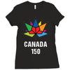 Canada 150th Anniversary Ladies Fitted T-Shirt