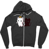 purr evil 2 Zipper Hoodie