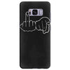 funny rude fingers ideal birthday gift or present Samsung Galaxy S8 Plus