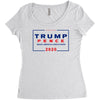 TRUMP PENCE 2020 Women's Triblend Scoop T-shirt