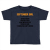 September Girl Hated By Many Toddler T-shirt