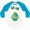 Preggosaurus Funny 3/4 Sleeve Shirt