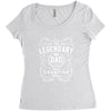 The Legendary Dad World Champion Women's Triblend Scoop T-shirt
