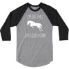 j'peux pas j'ai &eacute;quitation blc 3/4 Sleeve Shirt