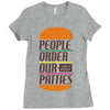 poop Ladies Fitted T-Shirt