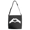 love hands Adjustable Strap Totes