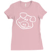 pig funny Ladies Fitted T-Shirt
