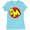 danger mouse 80's Ladies Fitted T-Shirt