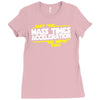 may the mass times force acceleration be with you funny Ladies Fitted T-Shirt