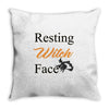 resting witch face   fall t shirt   funny halloween Throw Pillow